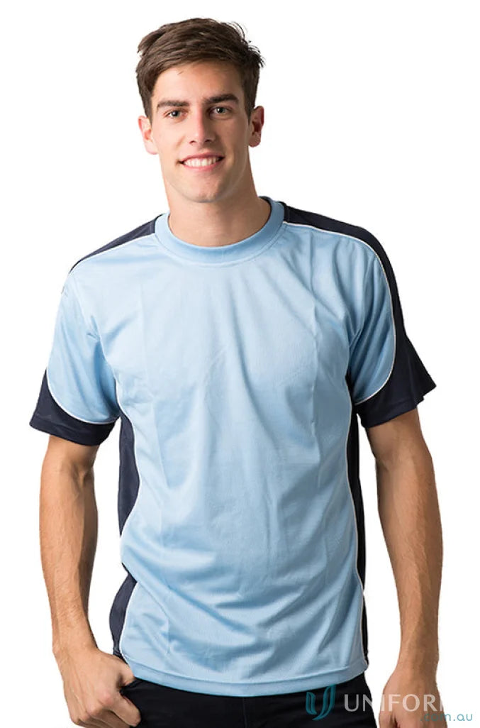 Auburn Adults Tee with two-tone athletic design showcasing cooldry moisture management tech