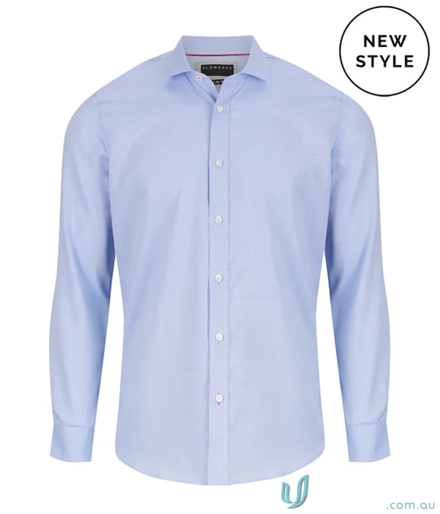 Light blue long-sleeved Balmoral Royal Oxford Shirt for casual or office wear