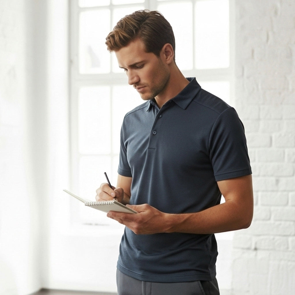Bamboo Charcoal Corporate Polo - Graphite / XS - Polo