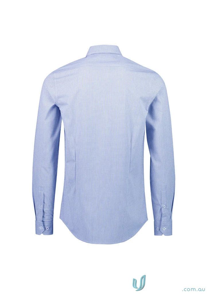 Light blue long sleeve shirt from Beaumaris Tailored LS Shirt collection Bristol tailored perfect blend