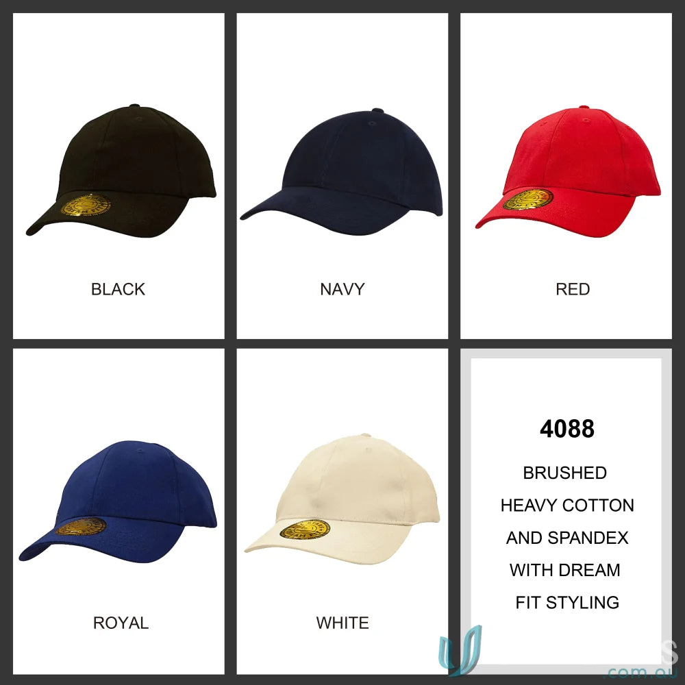 Assorted color BHC FlexFit Cap for dream fit uniforms and workwear collections