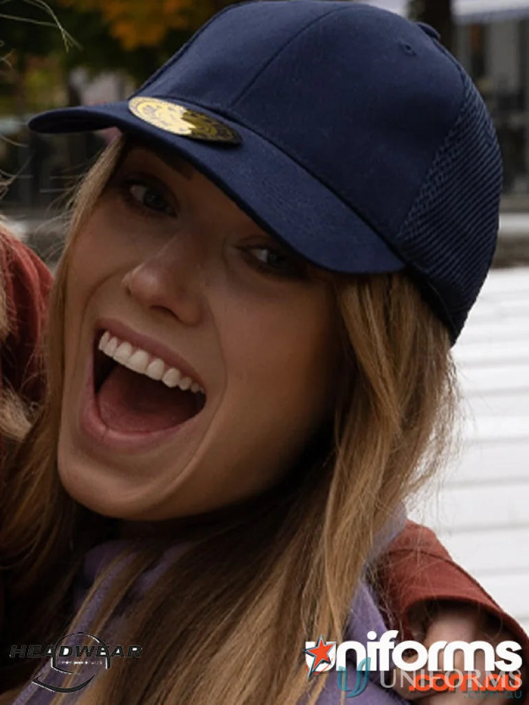 Navy blue BHC FlexFit Cap perfect for dream fit uniforms and workwear styles