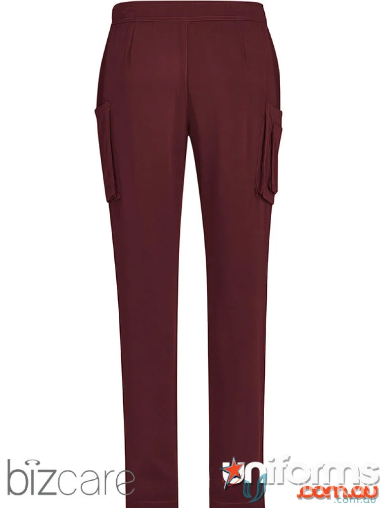 Maroon Avery Straight Leg Scrub Pant from Biz Care Men’s collection