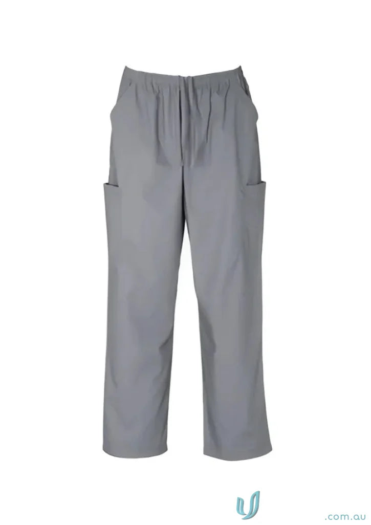 Gray drawstring unisex cargo scrub pant from Biz Classic Scrub Pant h10610 Biz Collection