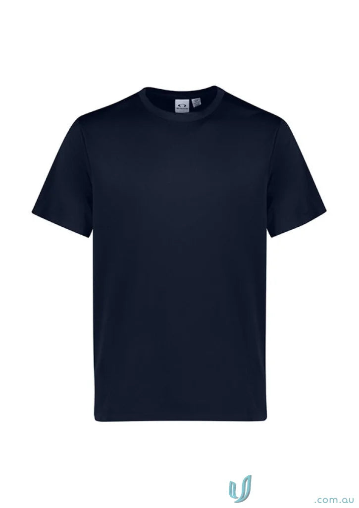 Navy blue short-sleeved T-shirt from Biz Collection Action Tee for versatile wear