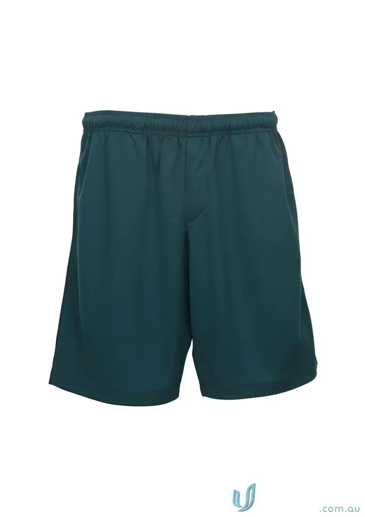 Dark green Biz Collection men’s Biz Cool™ short for staying cool during workouts