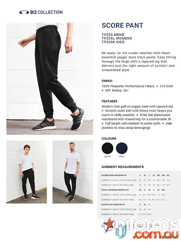 Score Pant TP226M from Biz Collection Men’s, stylish collection men’s score jogger
