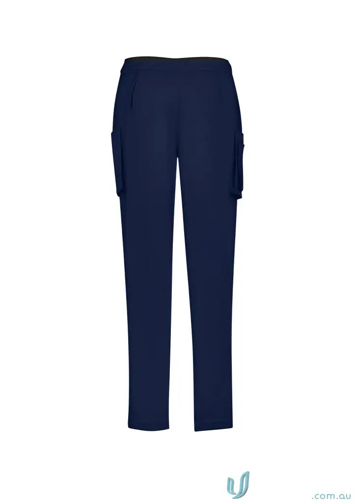 Navy blue Avery Slim Leg Scrub Pants, perfect slim leg scrub pants for healthcare workers