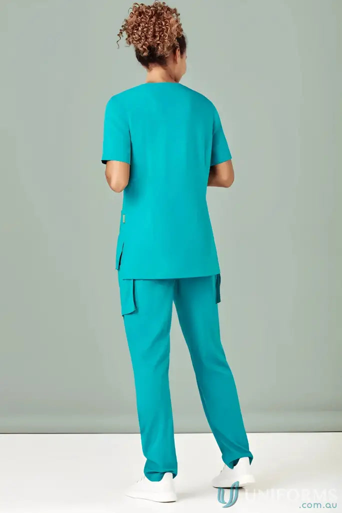 Teal Avery Slim Leg Scrub Pants from Bizcare Avery Slim Leg collection