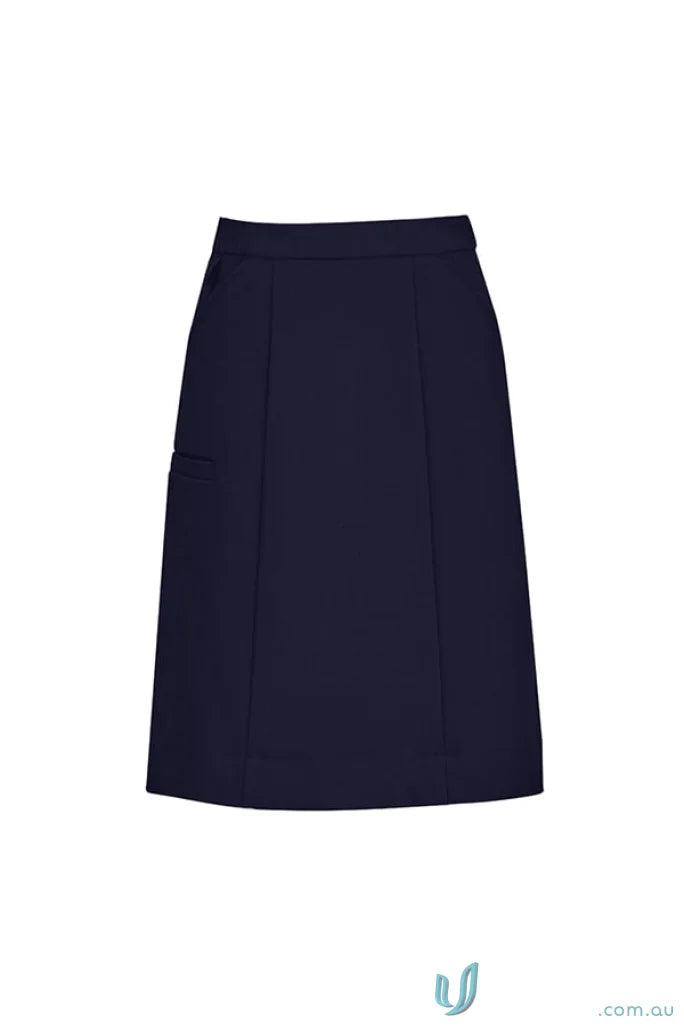 Navy blue Bizcare women’s comfort waist cargo skirt perfect for casual wear