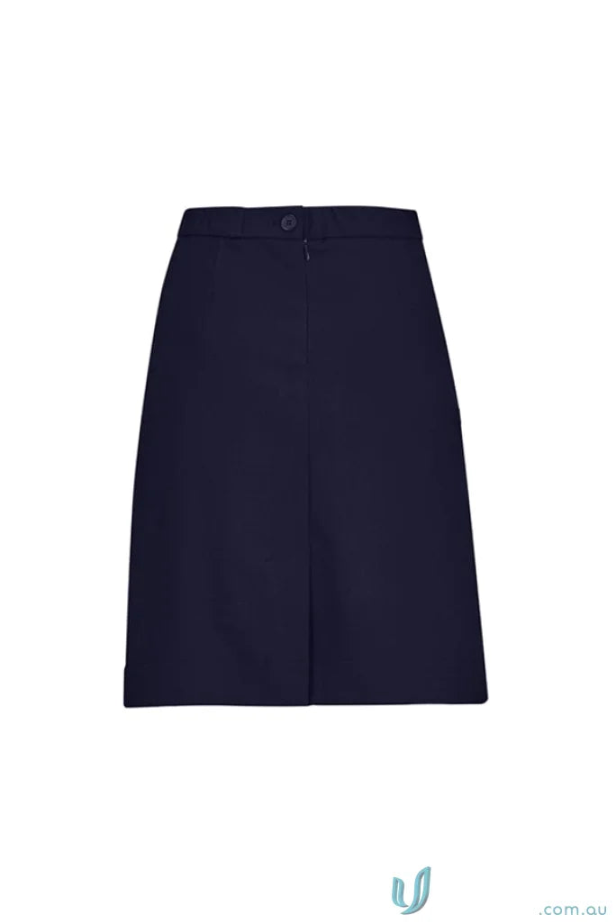 Navy blue Bizcare women’s comfort waist cargo skirt for everyday style