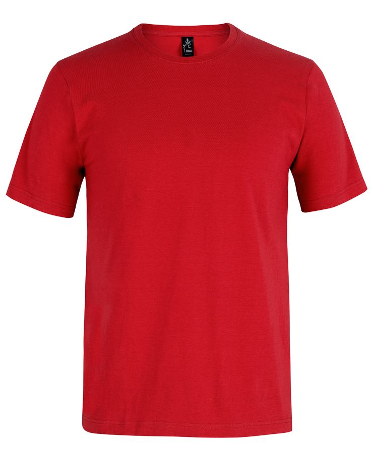 Red JB’s Wear Bobbin Tee crew-neck t-shirt in soft cotton