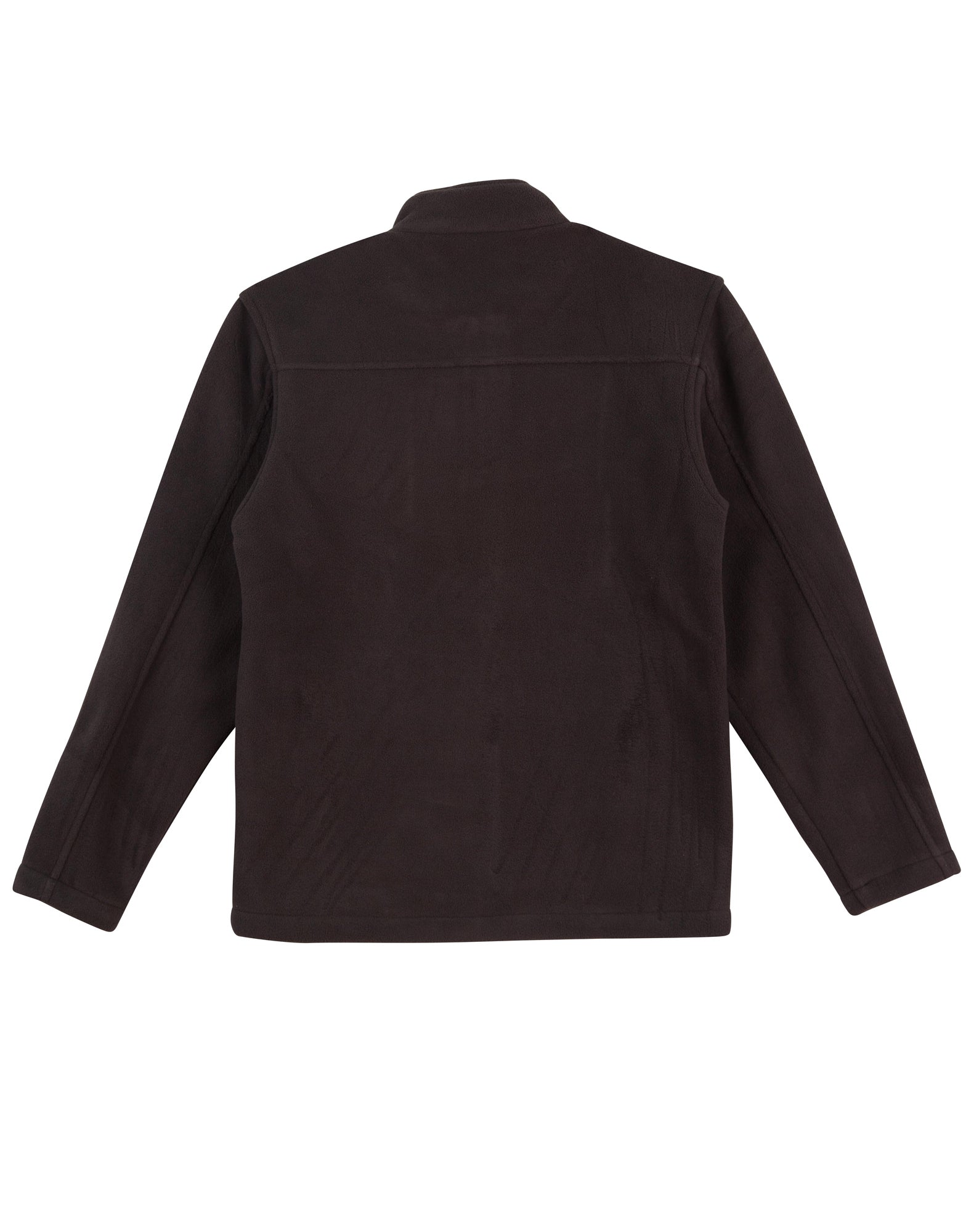 Bonded Polar Jacket: black long-sleeved pf07 frost fleece micro bonded polar