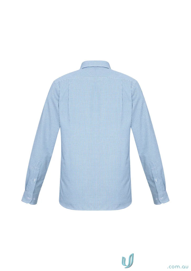 Light blue Boronia LS Shirt men’s Ellison long sleeve business shirt style