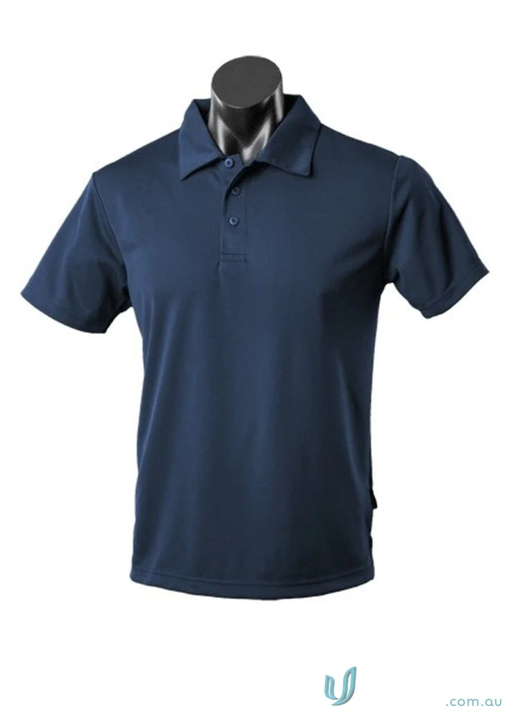 Navy blue Botany Polo shirt made from comfy fabric, perfect for uniforms or workwear