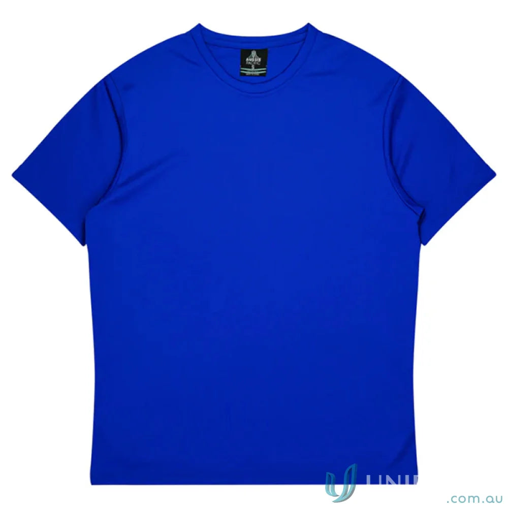 Blue short-sleeved T-shirt from Botany T-Shirt, perfect for work uniforms or casual workwear