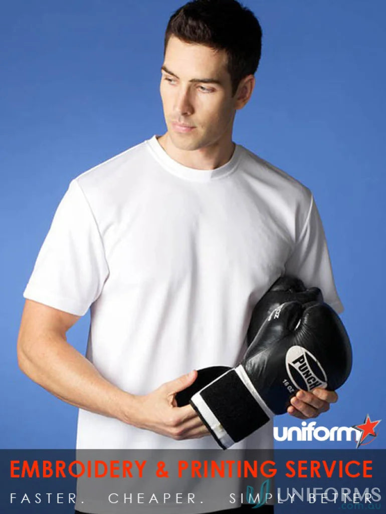 Botany T-Shirt with boxing gloves, cool workwear and uniforms for a sporty look