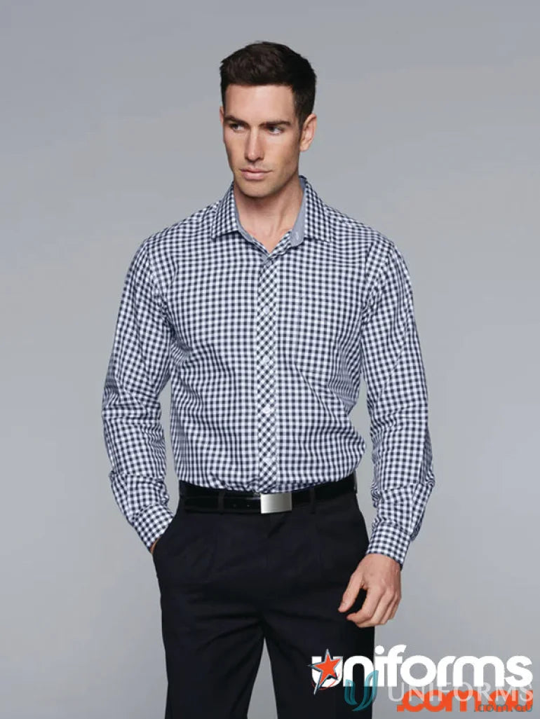 Brighton LS Shirt with a stylish check design and fashionable check pattern