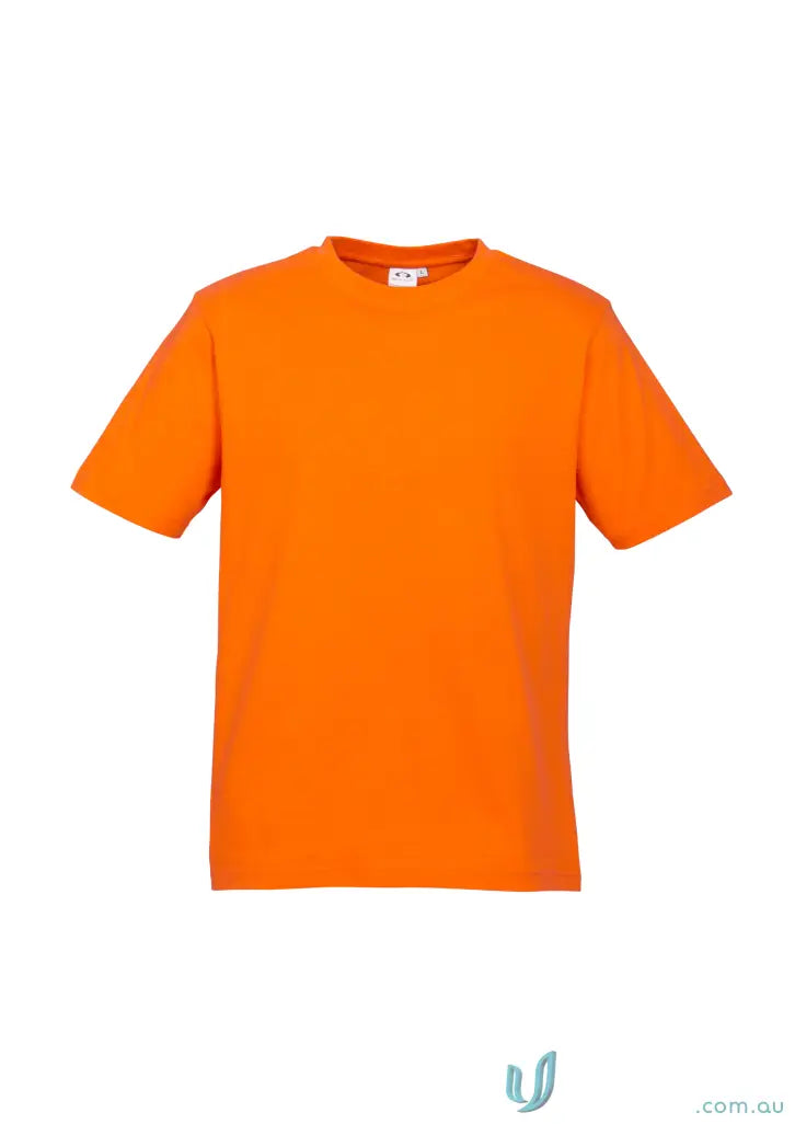 Brightport Tee ice tee in orange short-sleeved crew neck style for biz collection