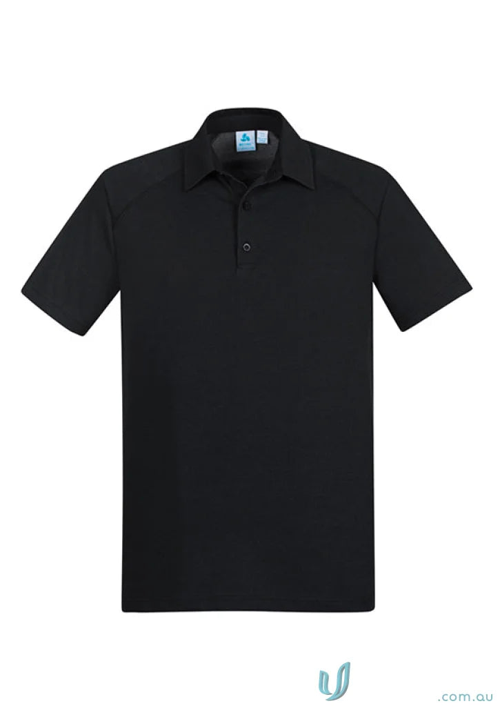 Black men’s Byron Polo from Biz Collection Byron with a sharp tailored fit