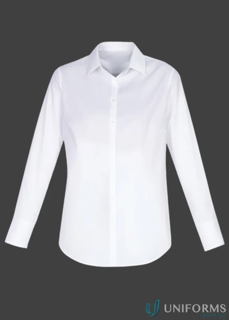 Women’s Camden Cotton Rich Long Sleeve Shirt, stylish camden long sleeve cotton shirt