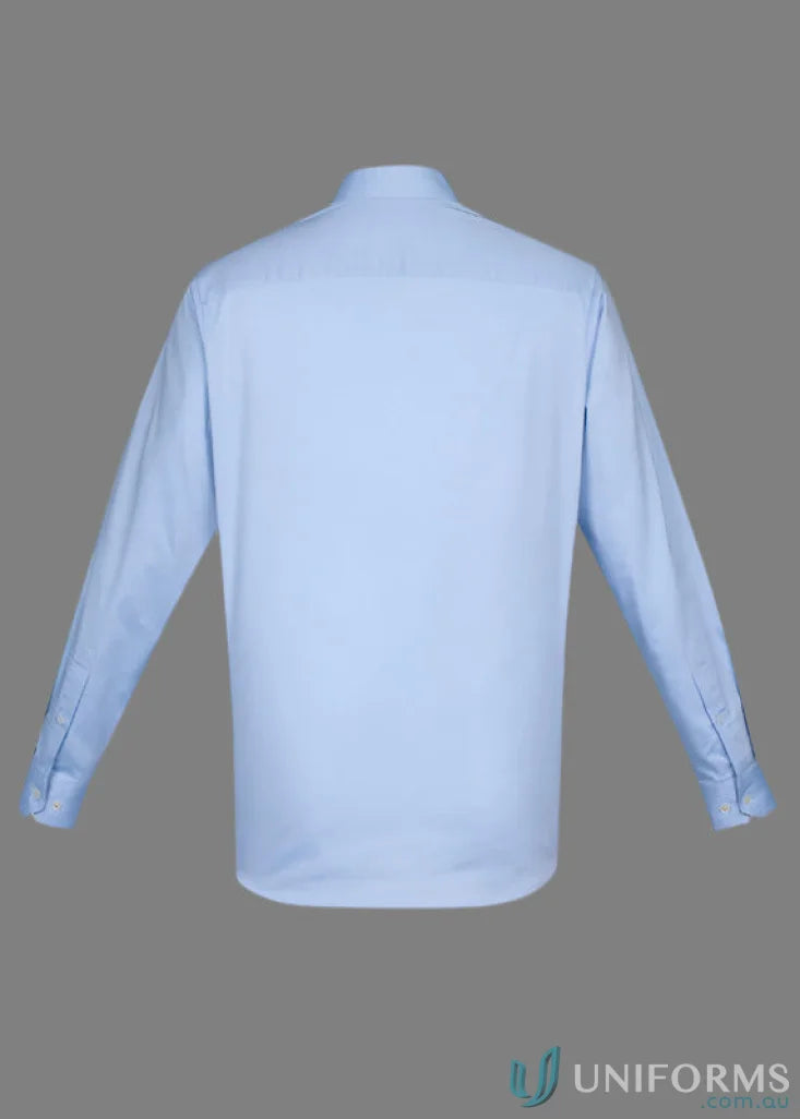 Light blue Camden Cotton Rich Long Sleeve Shirt for men’s Camden collection