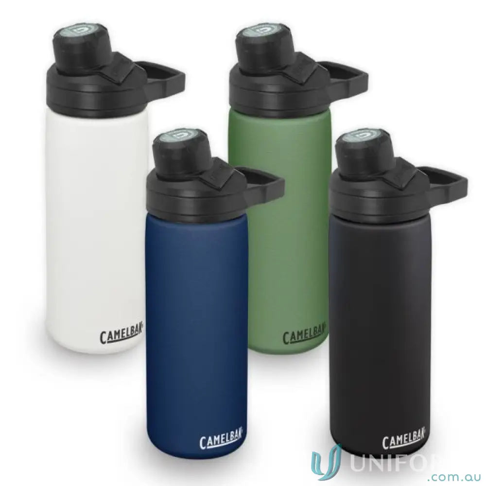 Four CamelBak Chute Mag 600ml insulated bottles with double wall vacuum for cold drinks