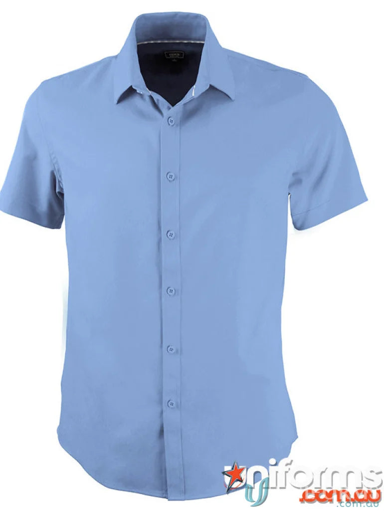 Light blue Candidate SS Shirts with half chest fit for Candidate 2035s Men’s