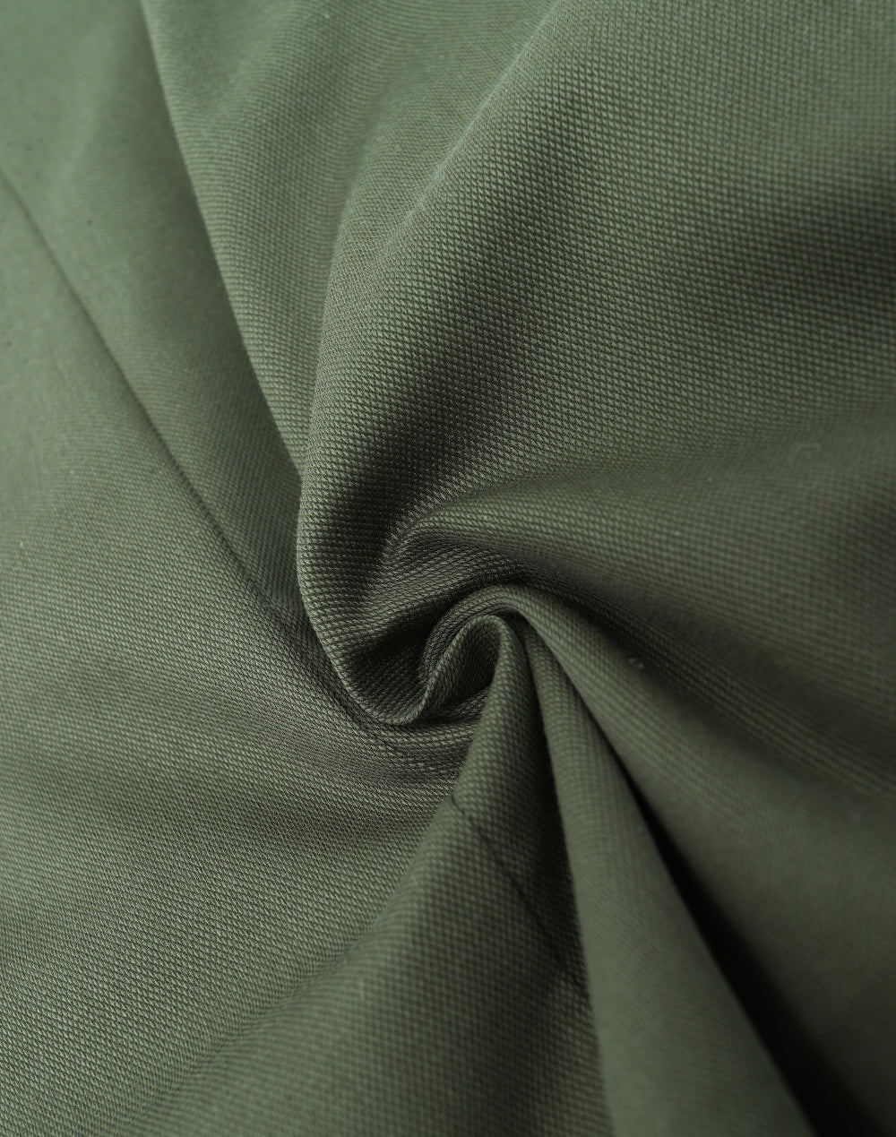 Olive green m7009l cotton shirt with subtle texture for corporate casual