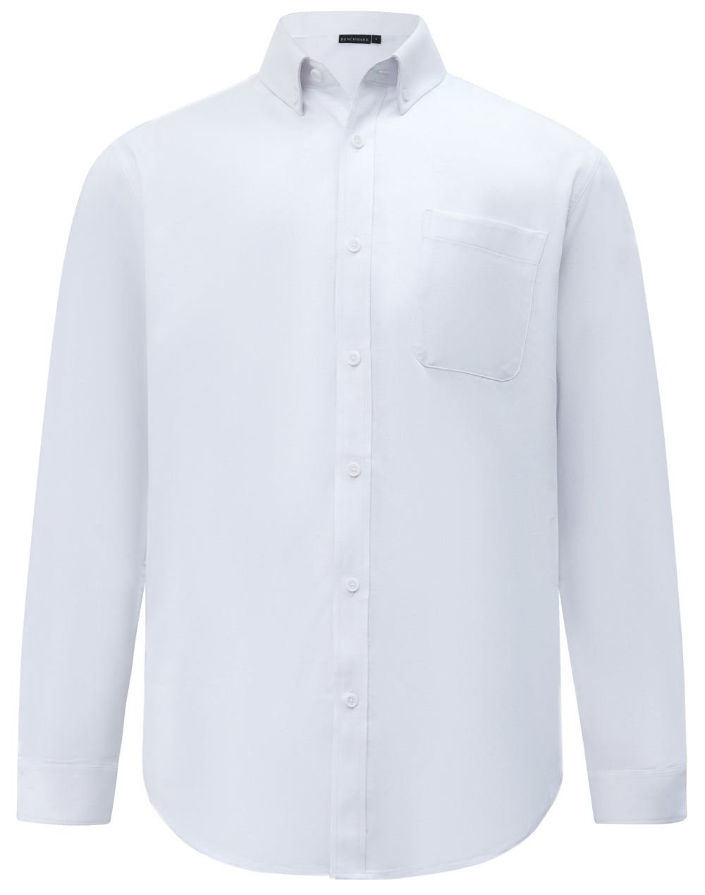 Casual cotton blend m7009l shirt with classic collar for corporate casual look