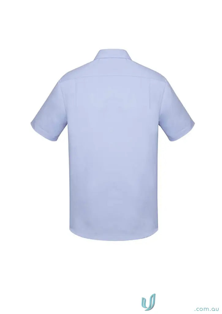 Light blue Charlie Classic Fit SS Shirt with mechanical stretch RS968MS for comfy wear