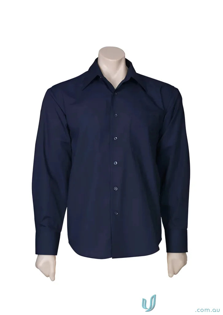 Navy blue Chelsea LS Shirt metro long sleeve dress shirt for a stylish look