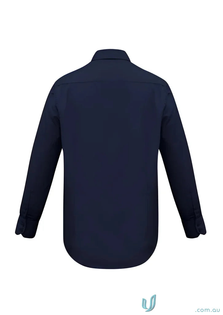 Navy blue Chelsea LS Shirt metro long sleeve shirt for a casual look