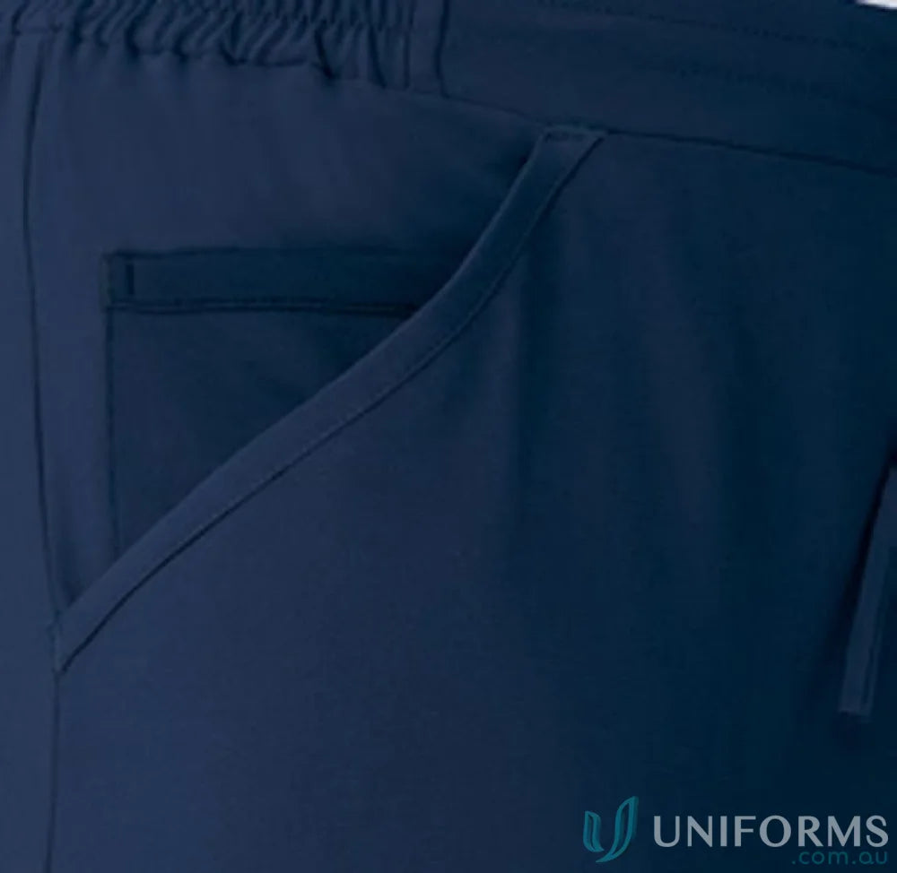 Navy blue scrub pant with pockets from City Active Healthcare uniforms