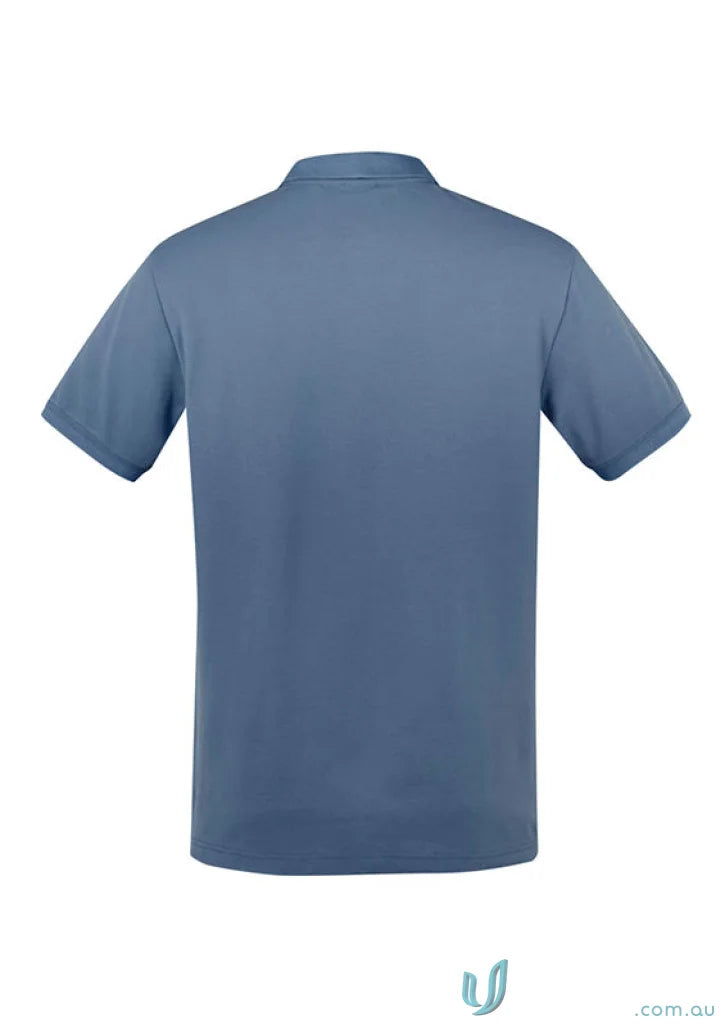 City Polo p105ms plain blue short sleeve polo shirt for casual style