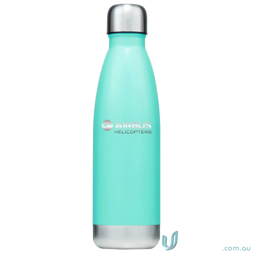 Aqua-colored stainless steel water bottle from Classic 500ml double-walled stainless series