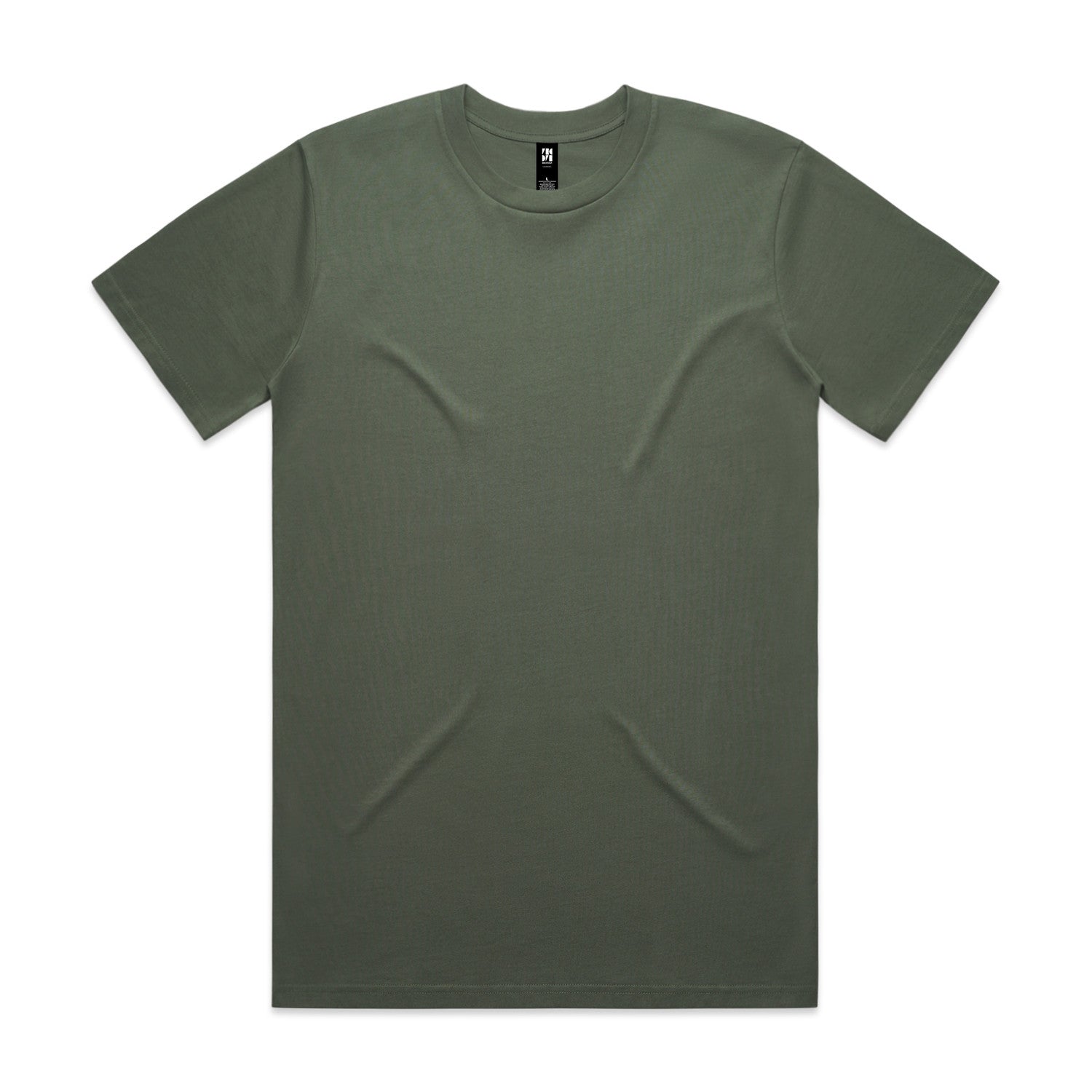 Planett classic tee: olive green crew neck short sleeve t-shirt