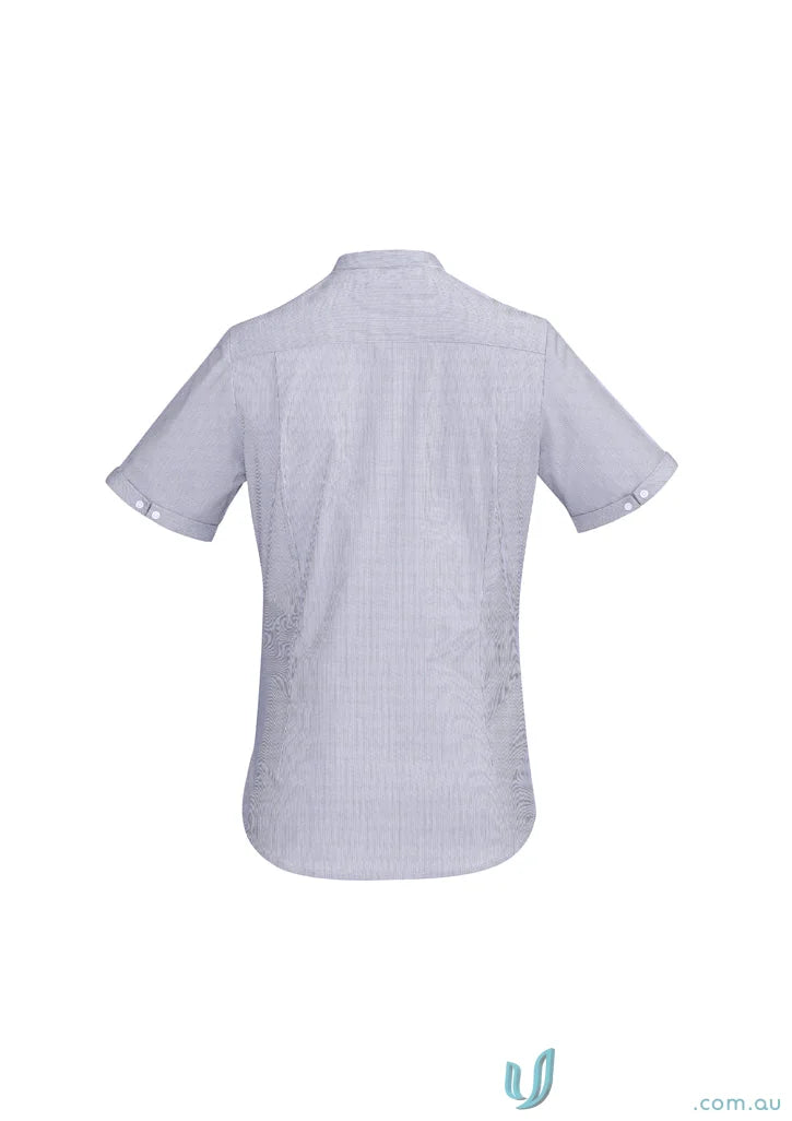 Light-colored striped shirt from CLEARANCE Ladies Bordeaux S/S work uniforms collection