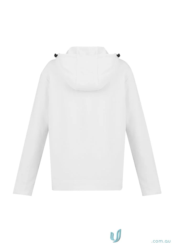 White hooded jacket from the Clearance Ladies Neo Hoodie collection, SW926L Ladies style