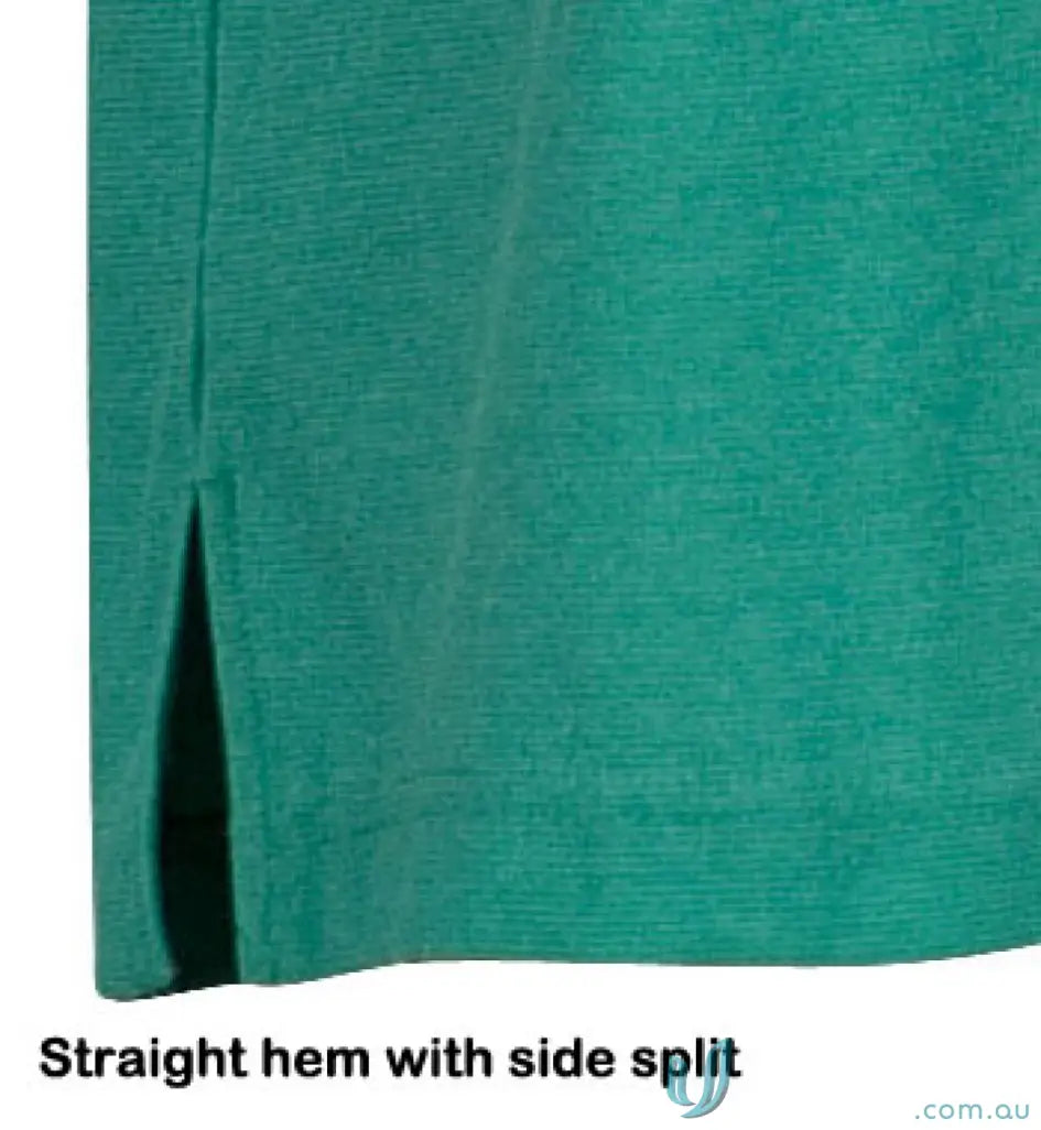 Green Solar-Lite Polo fabric with side split made from responsible corn fibre eco blend