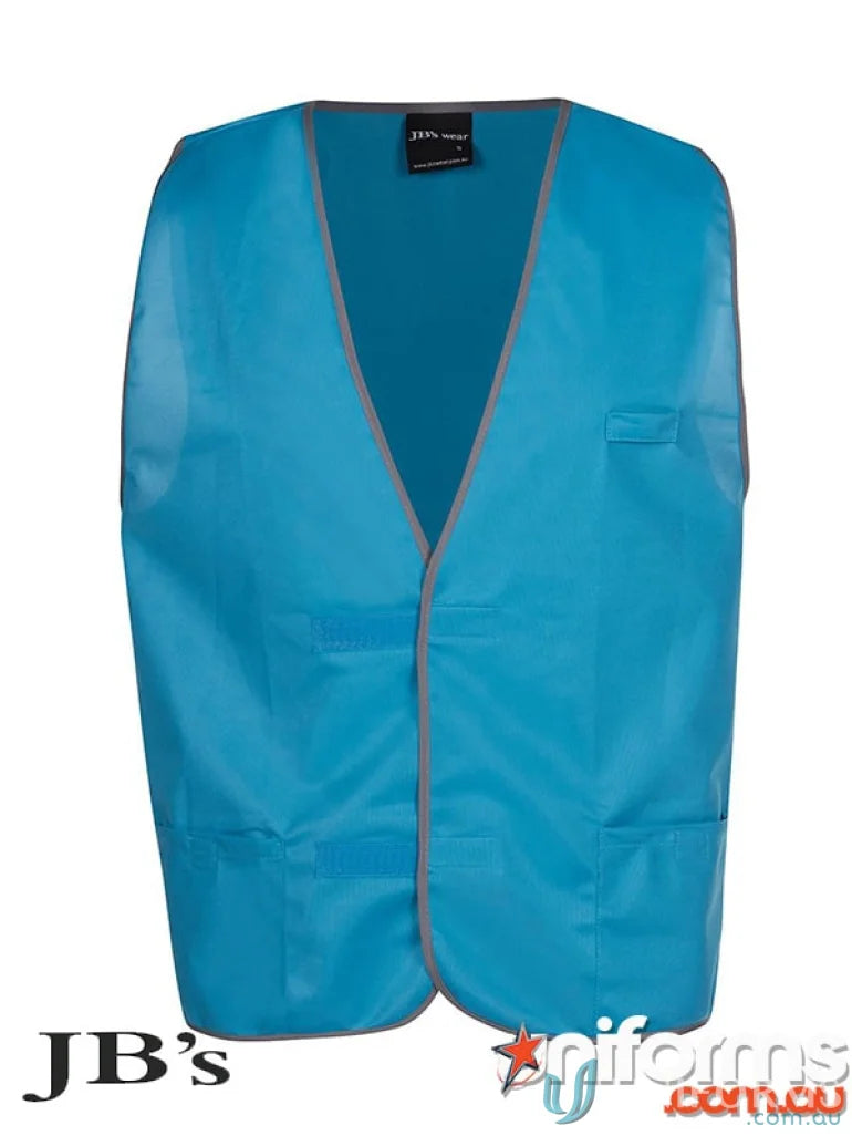 Blue work vest from Coloured Tricot Vest perfect for uniforms and extra large sizing