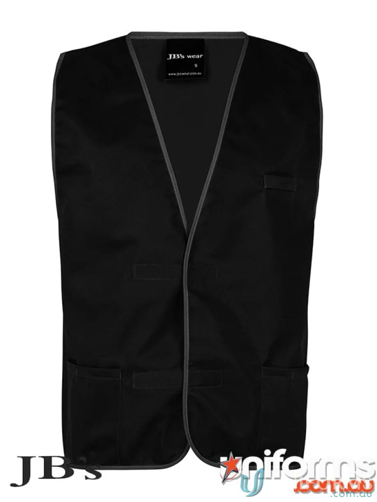 Black sleeveless vest from Coloured Tricot Vest in extra large size for uniforms