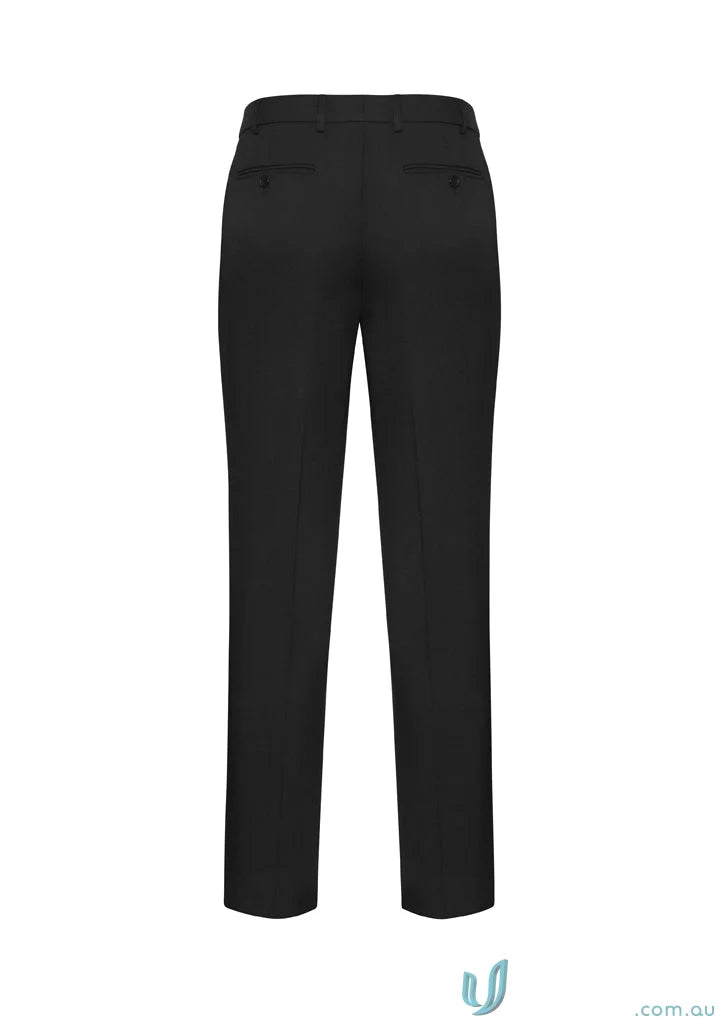 Comfort Wool Slimline Pant with black dress pants and handy internal security pocket