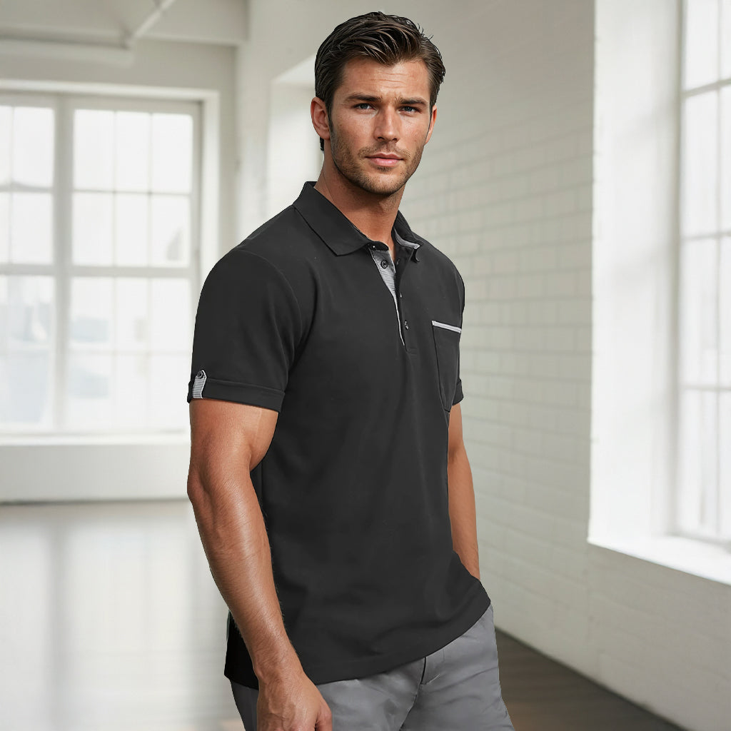 Contrast Check Polo - Polo