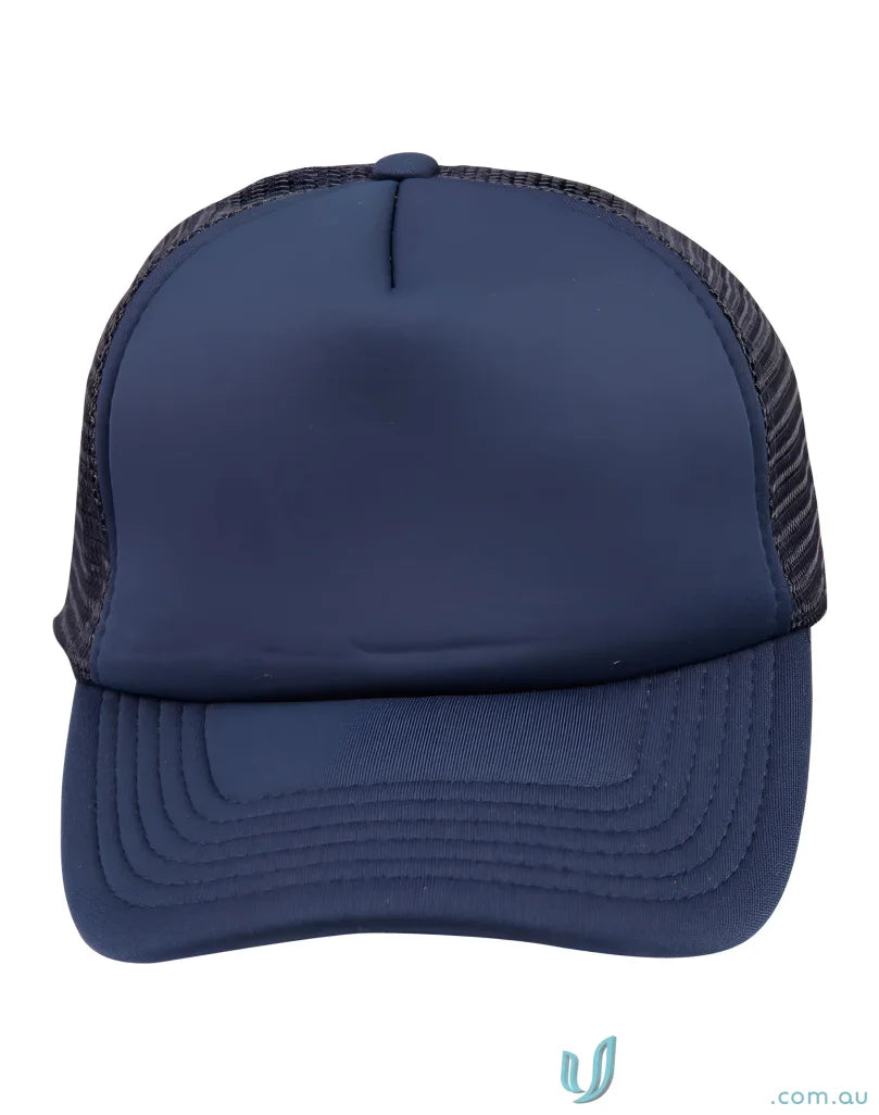 Navy blue winning spirit truckers contrast trucker cap for ultimate workwear style