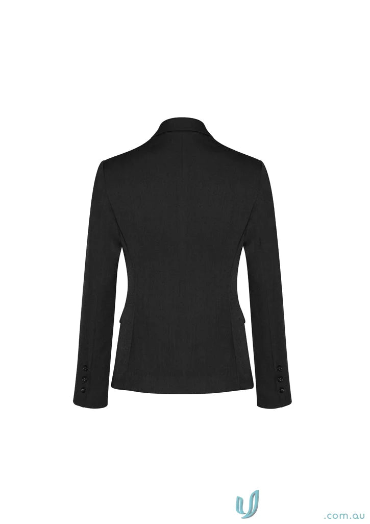 Black tailored blazer from Cool Stretch 2 Button Mid Length Jacket collection
