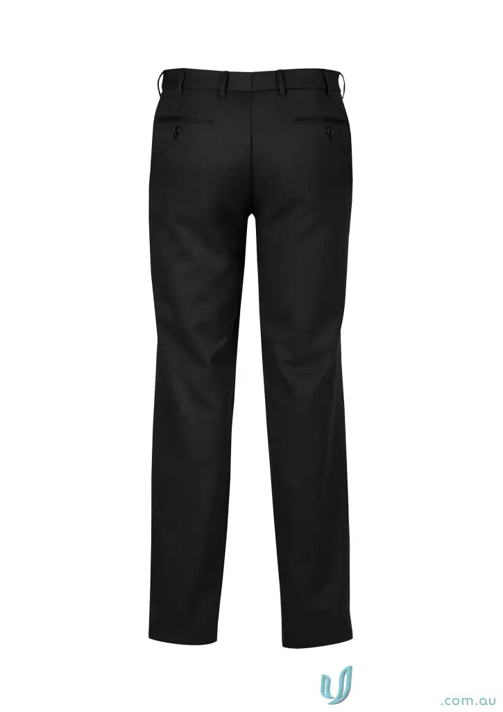 Black dress pants from the Cool Stretch Adjustable Waist Pant with hidden elastic waistband