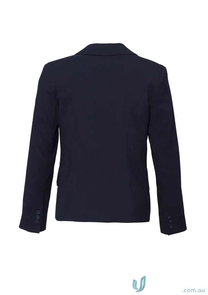 Navy blue blazer from Cool Stretch Mid Length Ladies Jacket collection