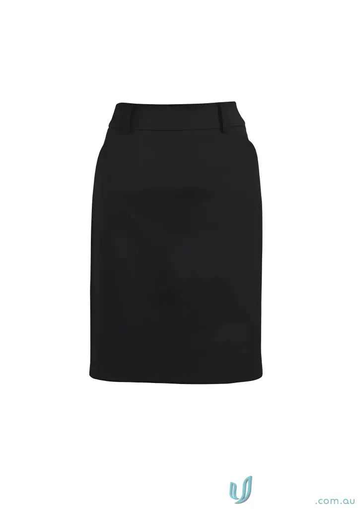 Black pencil skirt made of cool stretch fabric from the Cool Stretch Multi Pleat Skirt collection with bamboo charcoal
