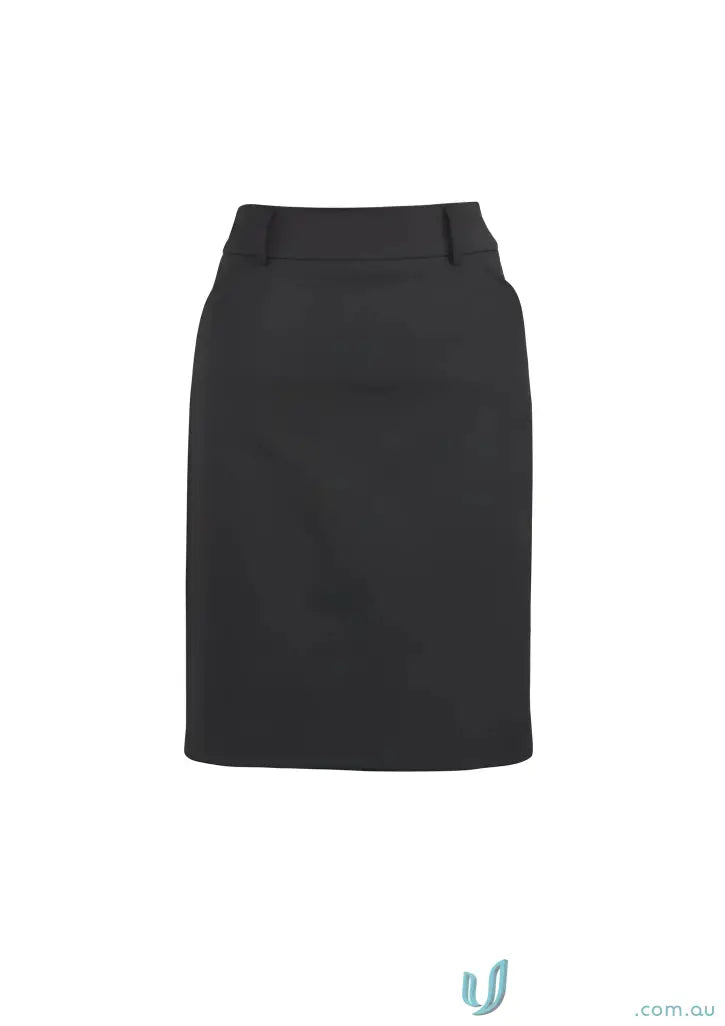 Cool stretch multi-pleat bamboo charcoal pencil skirt for a sleek look